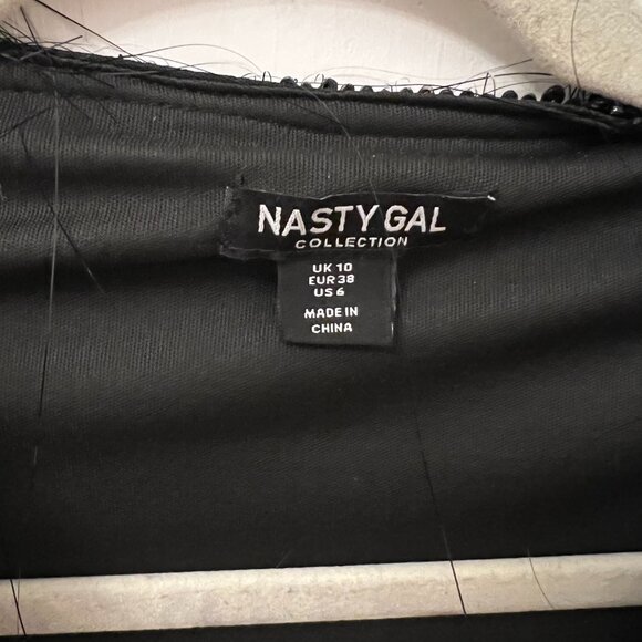Nasty Gal Black Tinsel Jacket - Picture 3 of 4